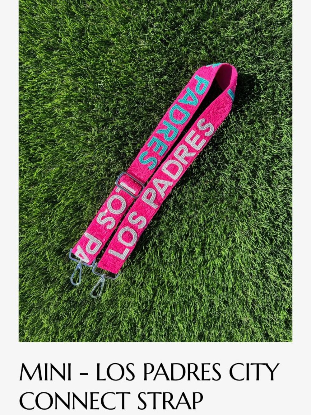 purse/bag straps – san diego padres themed - PINK MINI LOS PADRES